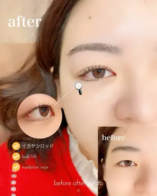 アイブロウ KANA 駐車場ありお子様歓迎のマツエク・マツパデザイン