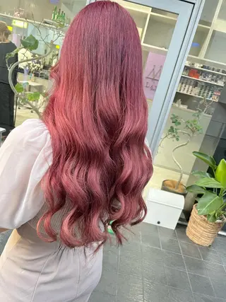 ロング Lavy kyoto所属・Lavy カラー&エクステのヘアスタイル