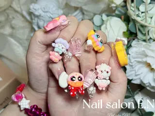 ネイル E.N🦋 長さ出し/持ち込みのネイルデザイン