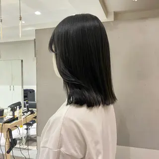 ミディアム カラー 艶感/ナチュラル 🌿マアヤのヘアスタイル