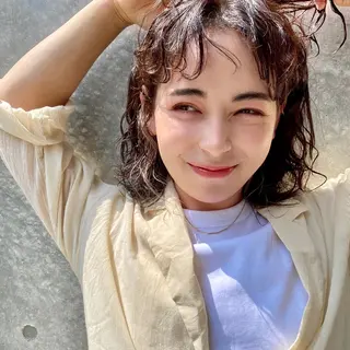 髪質改善/白髪ぼかし レイヤー　🌱千咲季のヘアスタイル