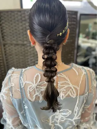 ロング ヘアアレンジ 沢田 瞳のヘアスタイル