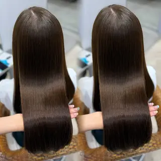 ロング カラー 大久保 凜香のヘアスタイル