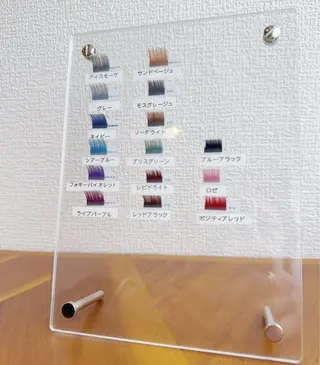 マツエク・マツパ saari eye lash staffのマツエク・マツパデザイン