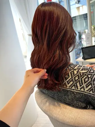 ミディアム ボブ/レイヤー/ 茉莉花のヘアスタイル