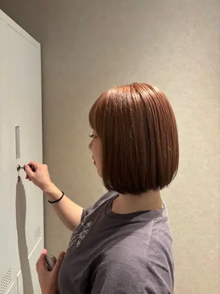 ミディアム カラー 南 颯七のヘアスタイル