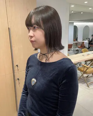 ミディアム カラー お洒落パーマ/ボブ ❄️Tomoka❄️のヘアスタイル