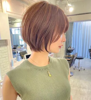 ショート 似合わせショート🌿 ボブ🫧 乾辺真悠子のヘアスタイル