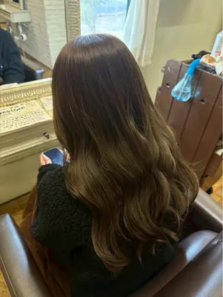 セミロング 古川 心のヘアスタイル
