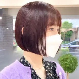 ショート カラー カットと縮毛矯正の匠 【こだま】のヘアスタイル