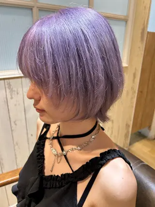 ショート カラー kawabe maikoのヘアスタイル