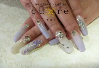 ロング ネイル ネイルサロン Cureのネイルデザイン