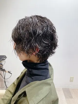 ミディアム パーマ メンズ CYNTHIADUE 店長｜ IRISUのヘアスタイル