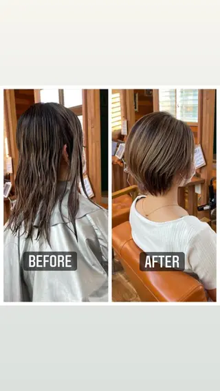 ショート カラー NAO ☆のヘアスタイル