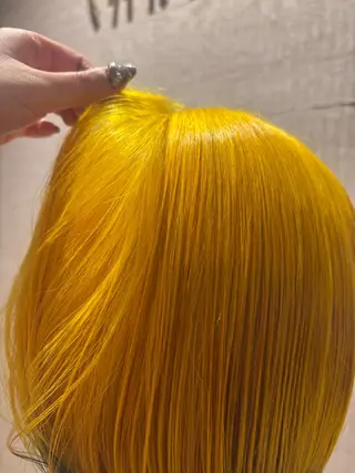 カラー ブリーチ/ハイトーン 田邊莉奈/EARTHのヘアスタイル