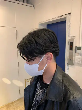 ショート メンズ グランジヘア 無造作ヘアHYUGAのヘアスタイル