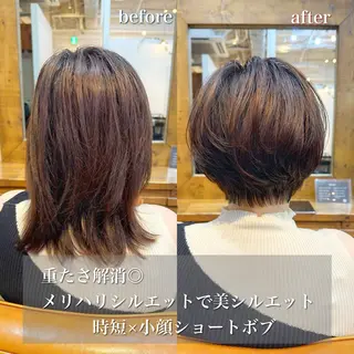 ショート newline銀座所属・👑銀座ショート/ 絶壁補正/金子涼👑のヘアスタイル
