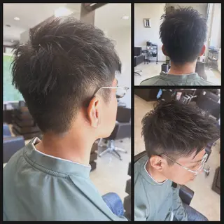 ショート メンズ 中島 剛のヘアスタイル