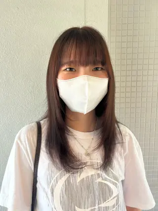 ロング 中本 日葵梨のヘアスタイル