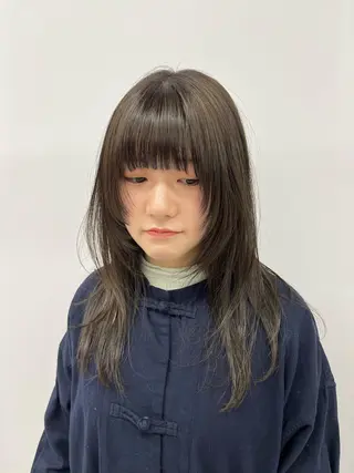 ロング Haco＋所属・ウルフ/レイヤー Miinaのヘアスタイル