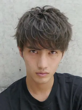 ショート カラー パーマ メンズ RETOUCH by fifth 銀座店所属・似合わせカット /fifth富樫倭のヘアスタイル