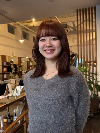 ミディアム カラー MOK大阪梅田店 Asahiのヘアスタイル