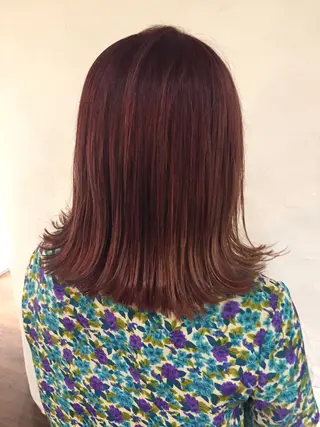 ミディアム 伊藤 優希のヘアスタイル