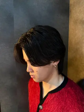 ミディアム メンズ メンズ パーマ特化のヘアスタイル