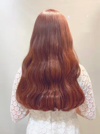ロング カラー ヘアアレンジ As hair所属・柔らか垢抜けｶﾗｰと ｶｯﾄ🫧ASUKAのヘアスタイル