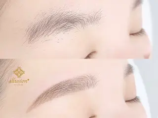 アイブロウ アリュージョン 天王寺店のマツエク・マツパデザイン
