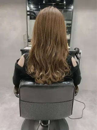 セミロング カラー ヘアアレンジ 👑最高級エクステ 👑新宿/タイセイのヘアスタイル