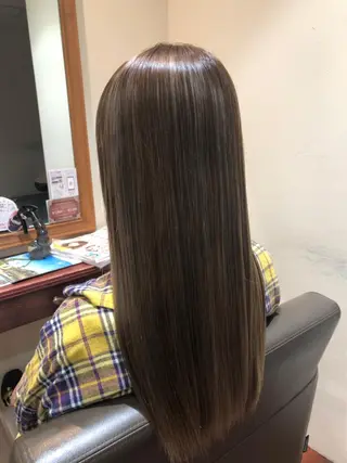 ロング カラー 松井 竜輝のヘアスタイル