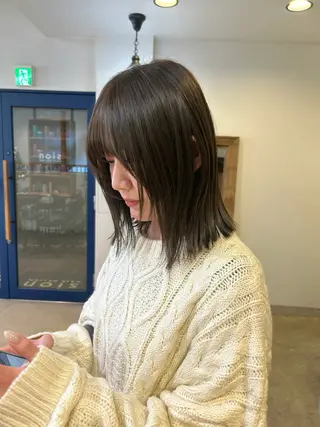 ショート カラー 透明感カラー レイヤーカット りなのヘアスタイル