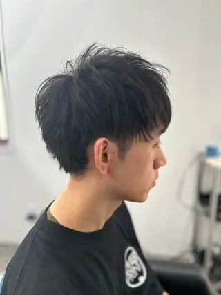 ショート メンズ CHELSEA  梅田所属・OKADA/メンズ /カット/眉/縮毛のヘアスタイル