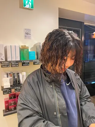 ミディアム パーマ fifth PARK所属・fifth PARK HIN★T★のヘアスタイル