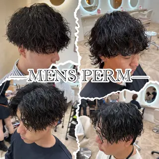 パーマ メンズ 市原亮/名古屋駅/ ツイスパ/波巻きのヘアスタイル
