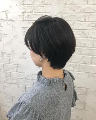 ショート 🤍韓国ヘア🇰🇷 タバタサオリ🤍のヘアスタイル