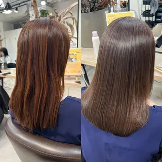 ロング 髪質改善/艶カラー 縮毛矯正/山本由梨のヘアスタイル