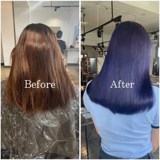 ロング カラー ムラ修正/ ハイトーン💖Riaのヘアスタイル