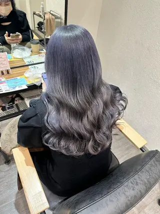 セミロング カラー 艶髪レイヤー上田 紗也🇰🇷💗のヘアスタイル