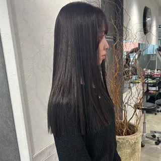 ロング カラー 髪質改善ストレート /暖色カラー🎀🪞のヘアスタイル