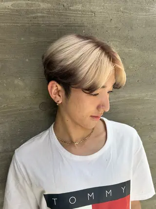 ショート カラー メンズ KOTOMI .のヘアスタイル