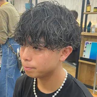 パーマ メンズ N° anfeel 渋谷🪞🫧のヘアスタイル