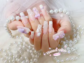 ミディアム Hanaai Salon新大久保店のネイルデザイン