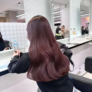 ロング カラー みう/仙台/暖色/ 艶髪/顔周りカット/のヘアスタイル