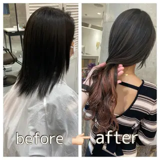 ミディアム ハイトーン特化サロン 🍑momo🍑のヘアスタイル