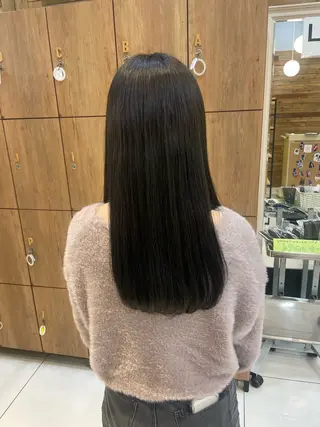 ロング 韓国カラー／エクステ 松戸梨杏のヘアスタイル