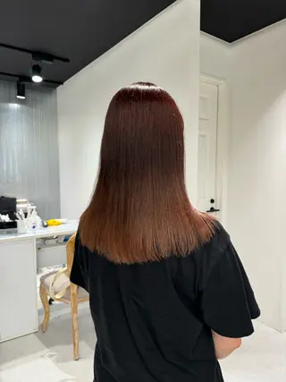 セミロング ARISA︎ ハイトーン/メンズCのヘアスタイル