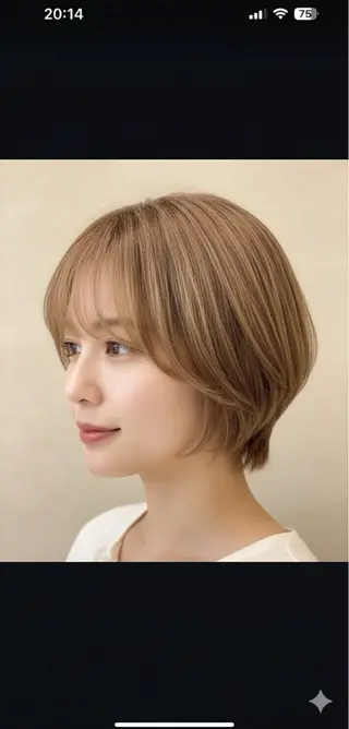ショート 縮毛矯正/ボブ/ 渋谷/表参道/星優斗のヘアスタイル