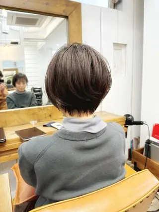 ショート newline銀座所属・👑銀座ショート/ 絶壁補正/金子涼👑のヘアスタイル